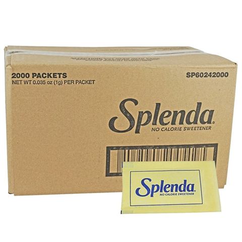 Splenda 1 gram Packets 2000 count box