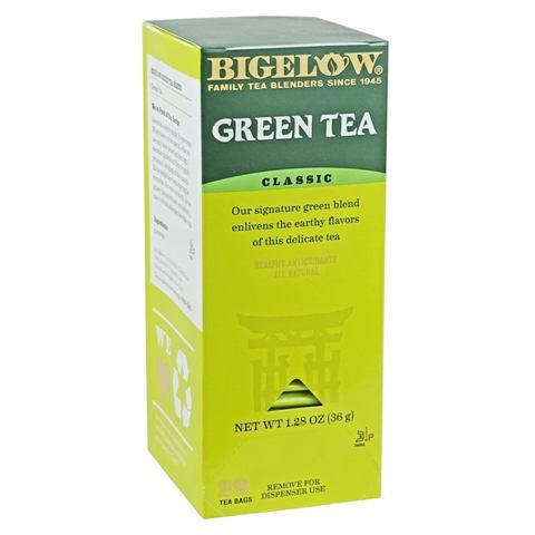 Bigelow Green Tea Bags 28 Count Box