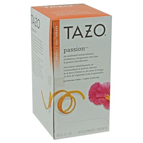 Tazo Passion Tea Bags 24 Count Box
