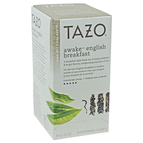 Tazo Awake English Breakfast Tea Bags 24 Count Box