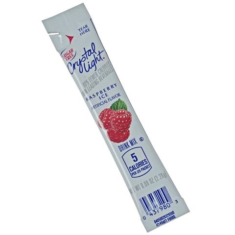 Crystal Light On The Go Raspberry Ice Flavored Drink Mix 0.08 oz 30 count