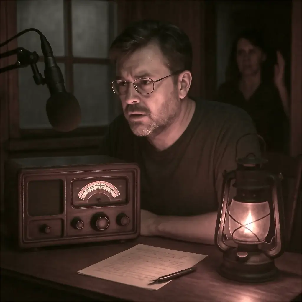 The voice behind the static