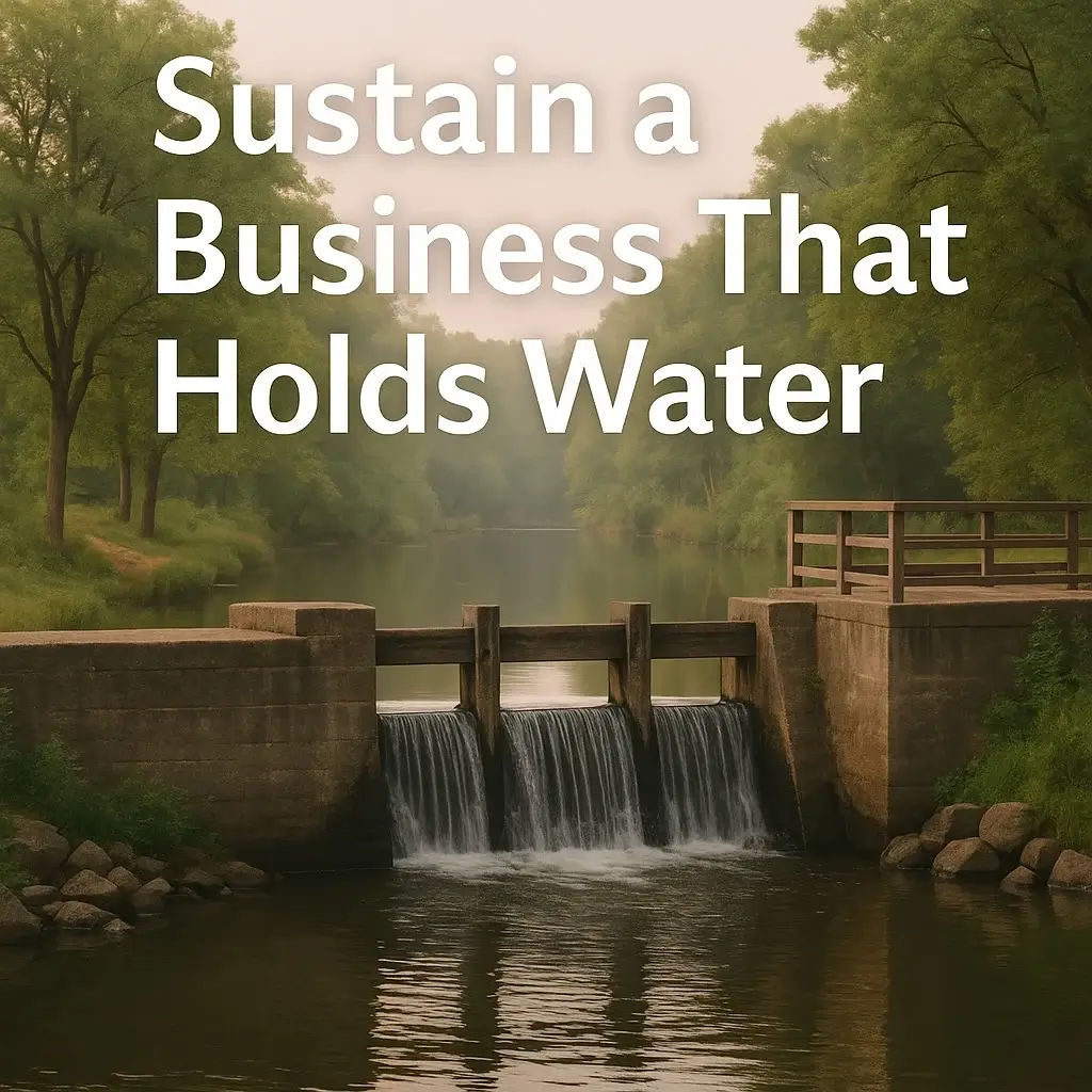 Sustain a business that holds water