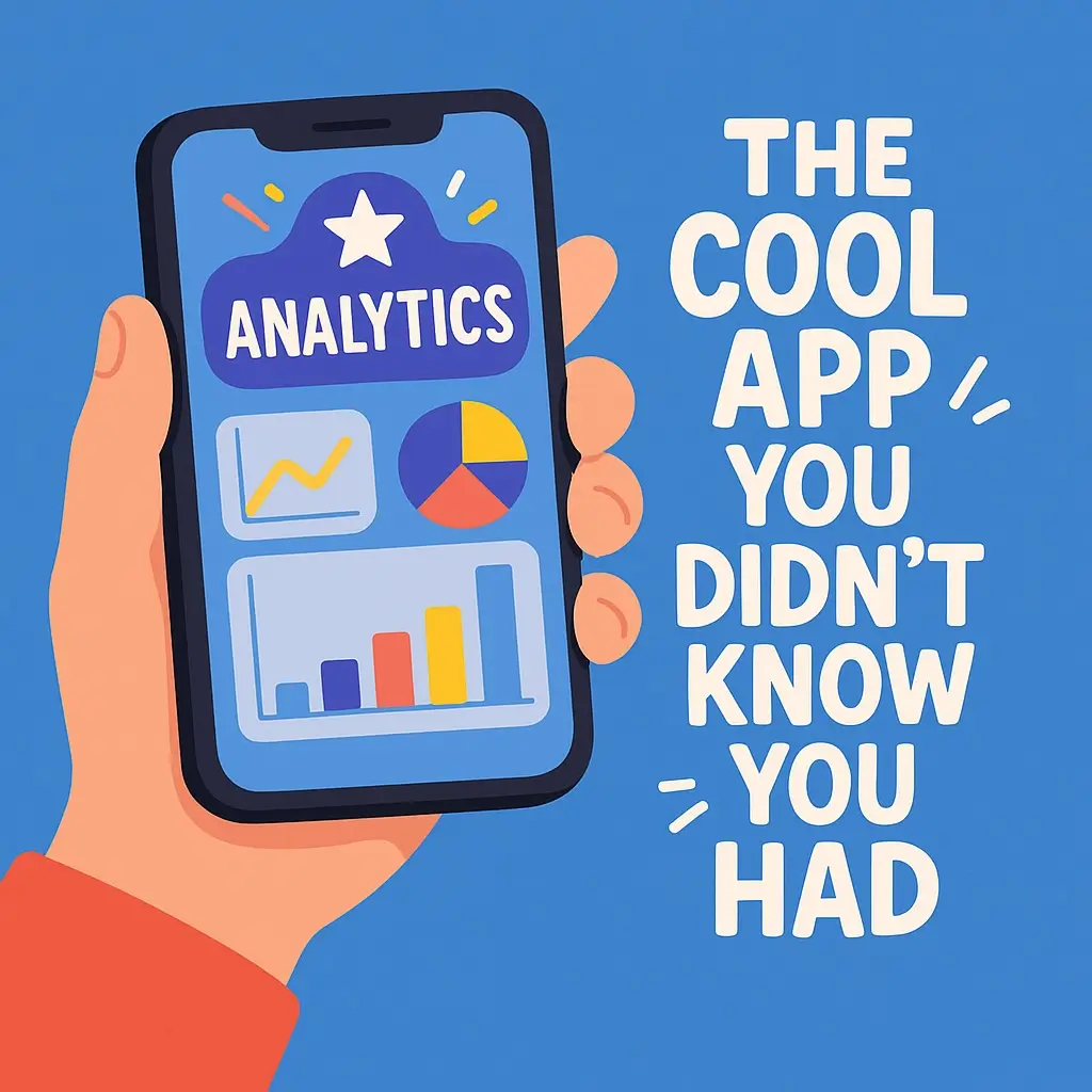 Analytics is a cool app