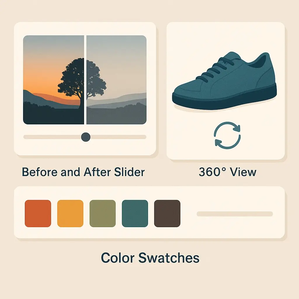 Interactivity with galleries
