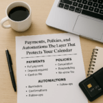 Online booking policies