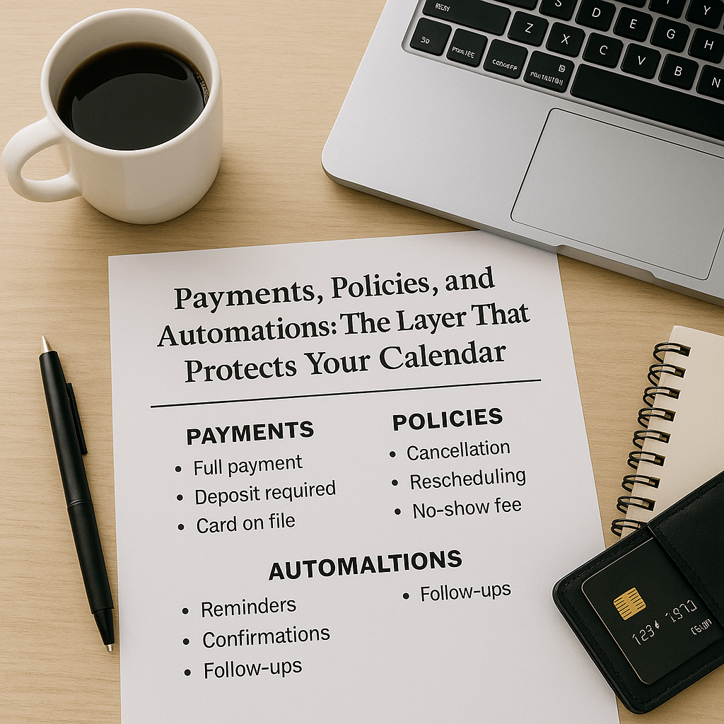 Online booking policies